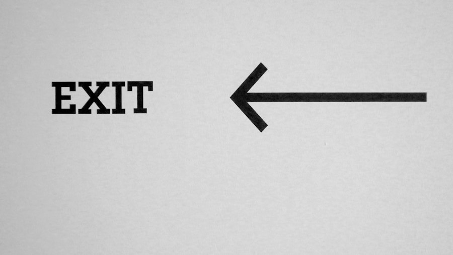 Photo exit strategy